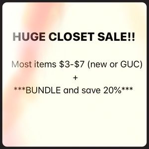 Closet blowout 💃🏻